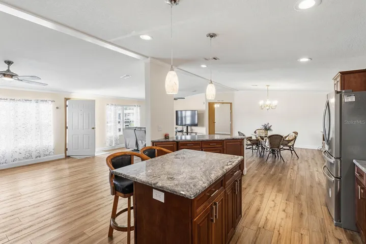 Kitchen view of great room