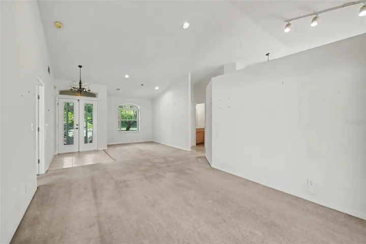 Good size formal living room and dining area