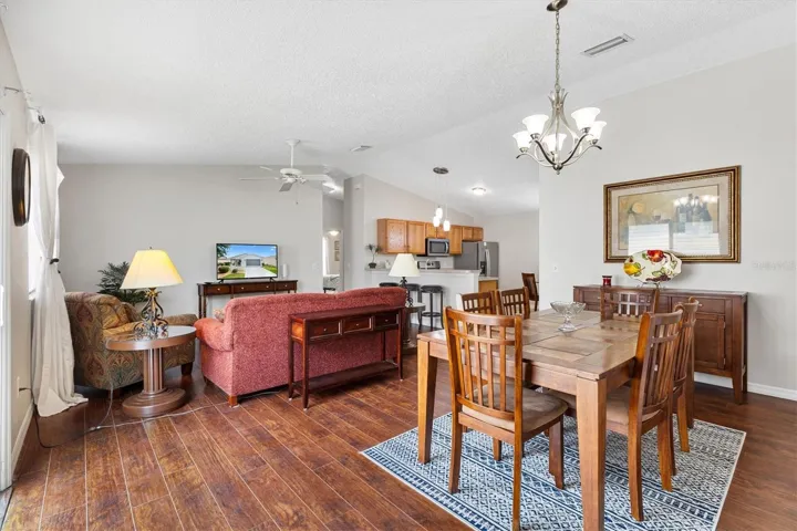 Dining and Living Rooms