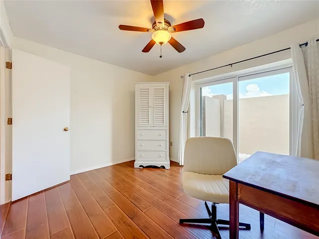 Hurricane Impact Sliding Glass Doors to the garden Lanai