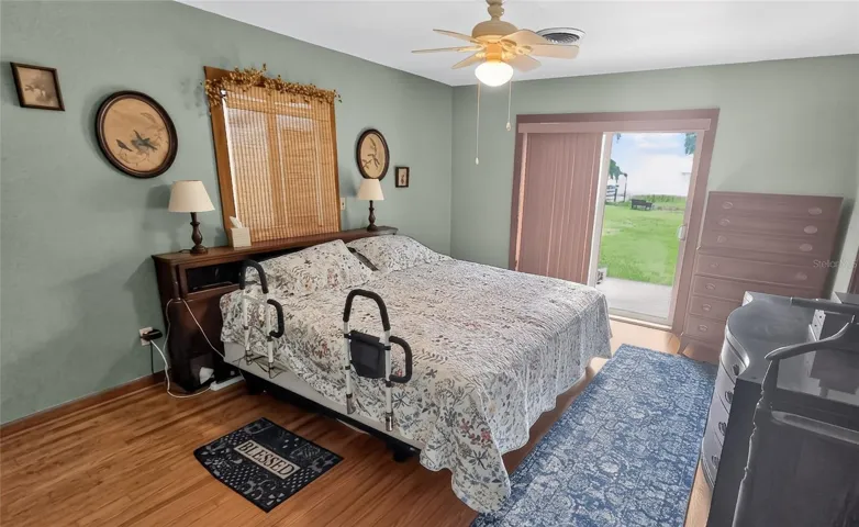 Primary bedroom with view