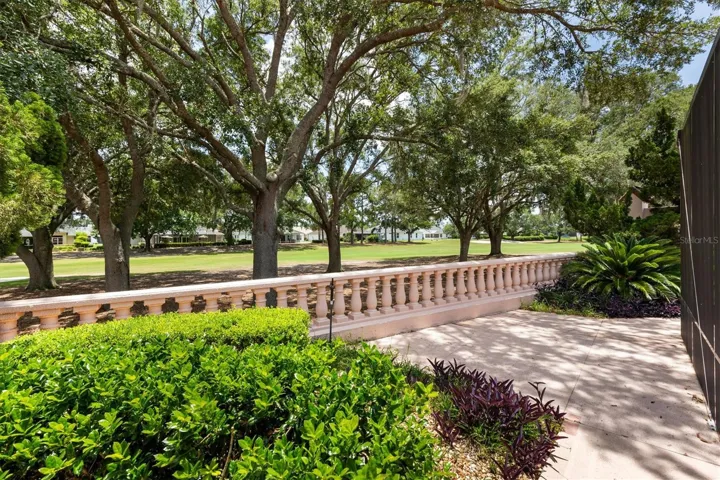 Courtyard with Golf Course Views