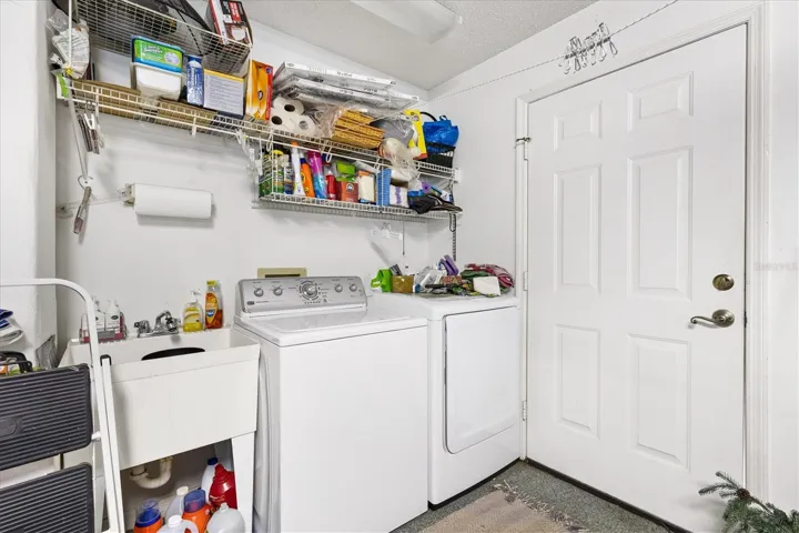 Laundry in Garage