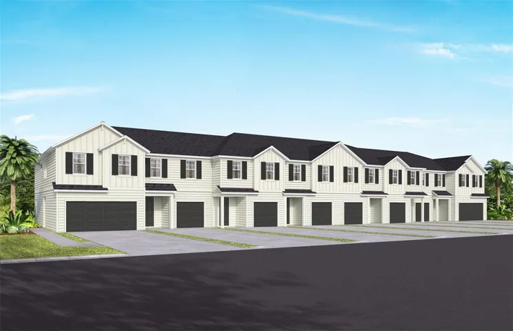 Exterior Design. Artistic rendering for this new construction home. Pictures are for illustrative purposes only. Elevations, colors and options may vary.