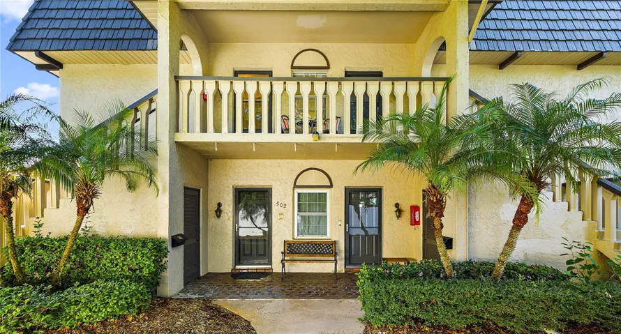Front of condo - Top deck is #504