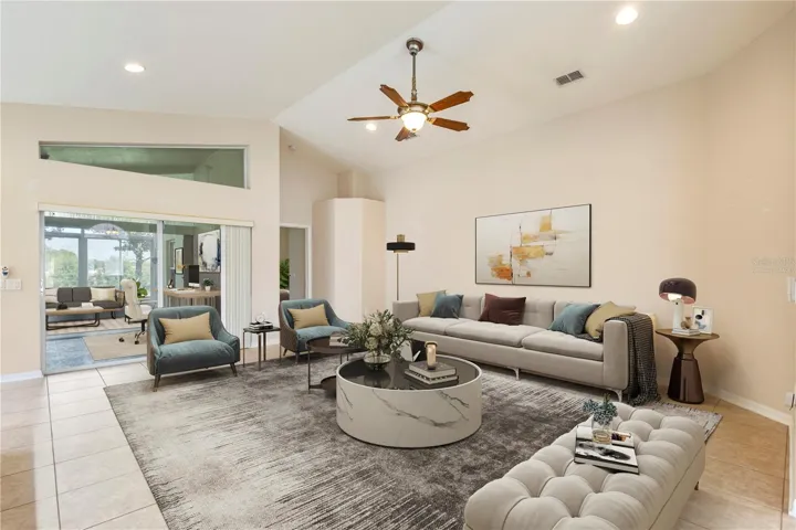Living Room-Virtually Staged