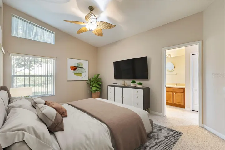 Master Suite-Virtually Staged