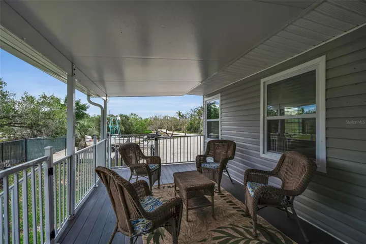 1057 Bayshore Rd, Terra Ceia FL 34250 MLS # A4697049Back porch