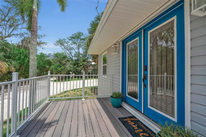 1057 Bayshore Rd, Terra Ceia FL 34250 MLS # A4697049Front Porch of guest home