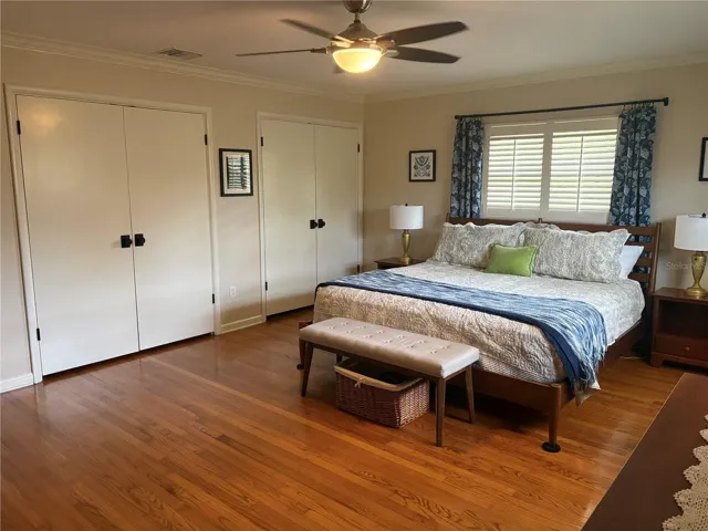 Spacious primary bedroom
