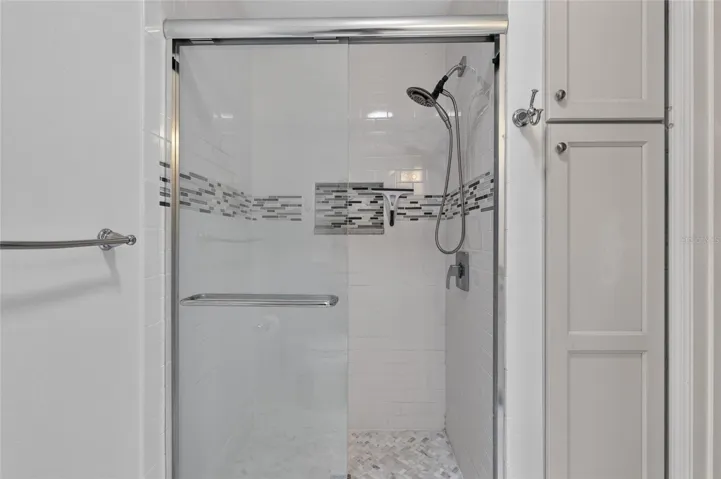 Large walk in shower