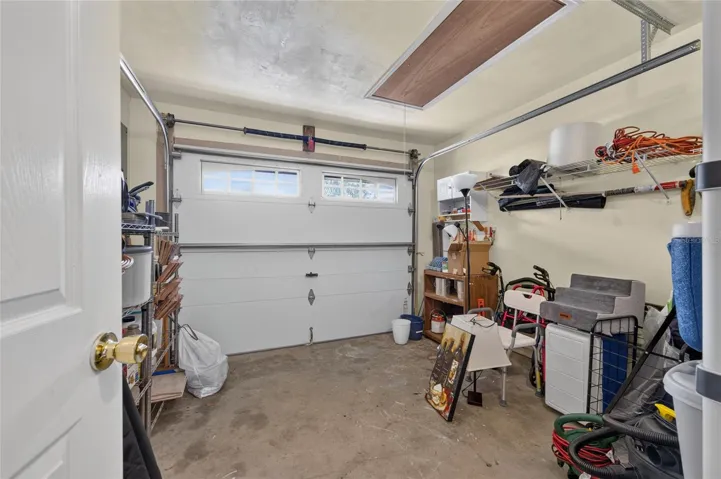Half garage for storage
