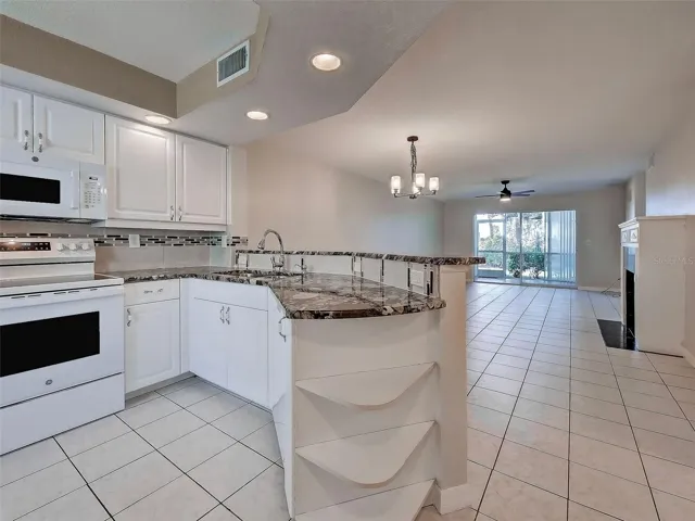 Kitchen - note granite countertops