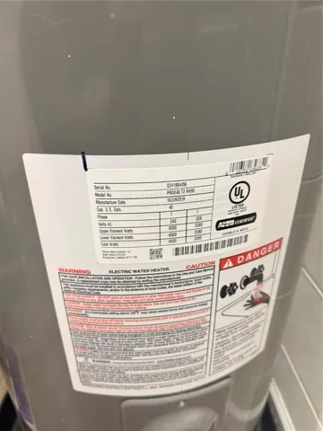 2019 hot water heater