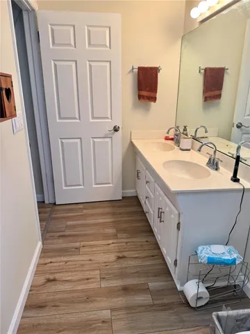 Primary bath with double sinks