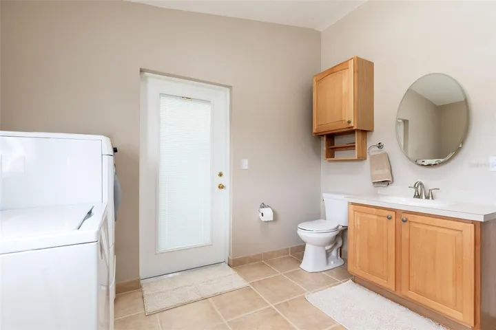 Primary Suite - Half Bath / Laundry