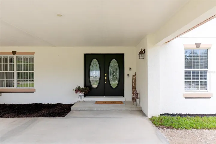Covered Entrance