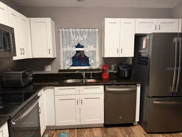Kitchen (Looking out to back patio/yard)