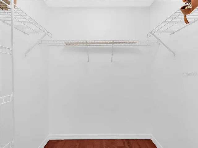 Double walk in Closets in Primary Bedroom