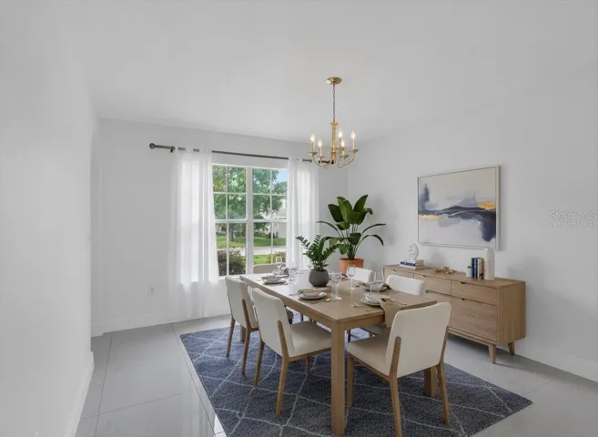 Virtually Staged  Dining room