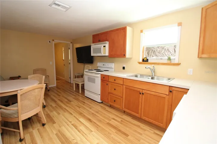 Kitchen area in apartment...
