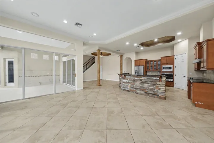 Kitchen with Living Room