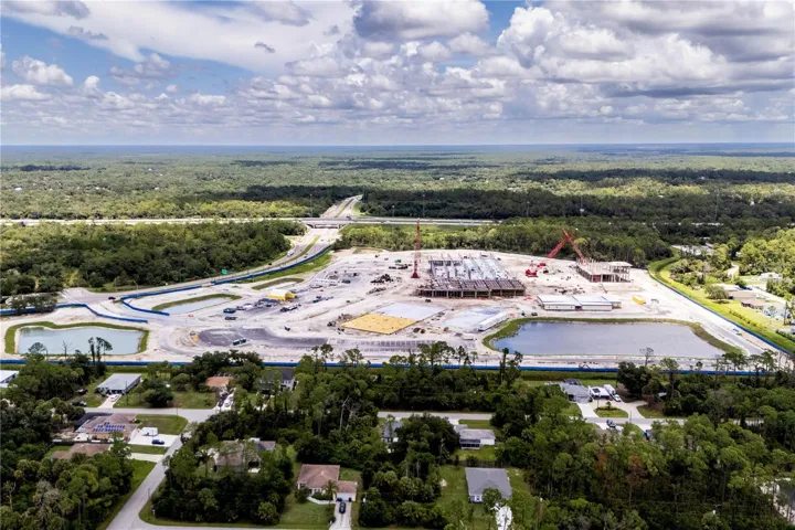 Convenient access to the future North Port hospital campus.