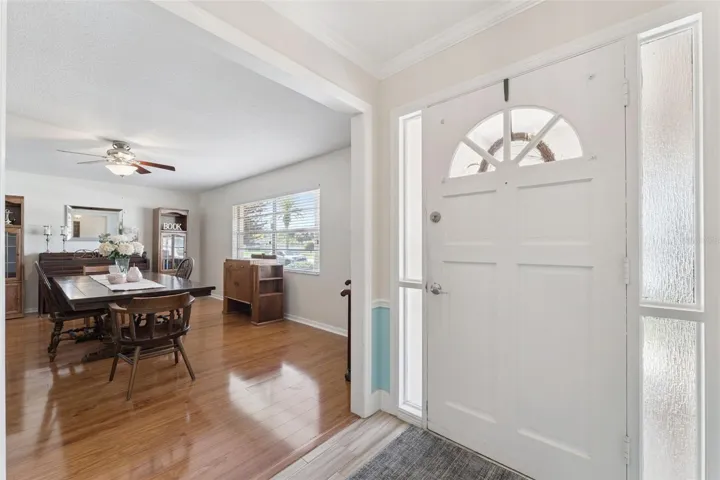 Current Flex Space that is being used as a formal dining room. This room could be used as a formal living room/family room or whatever fits your lifestyle.