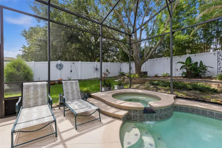Pool Spa w. Water Feature
