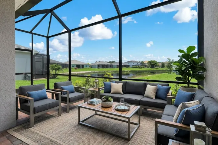 Virtually Staged Lanai!