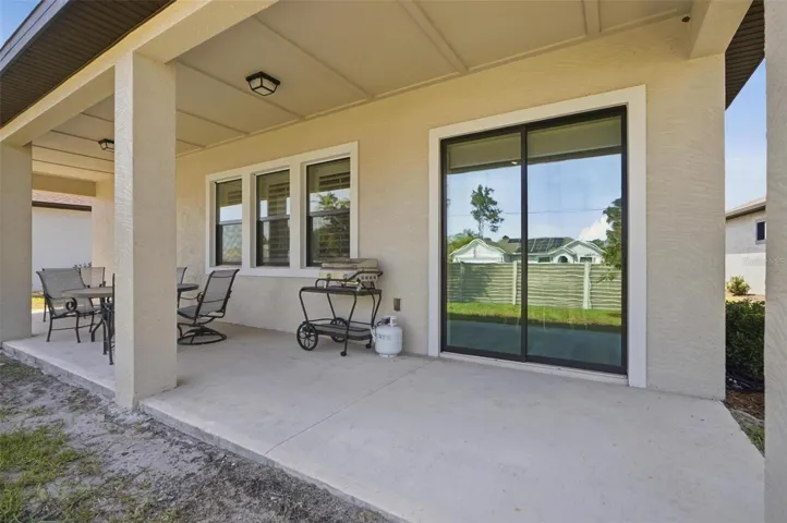 Rear porch