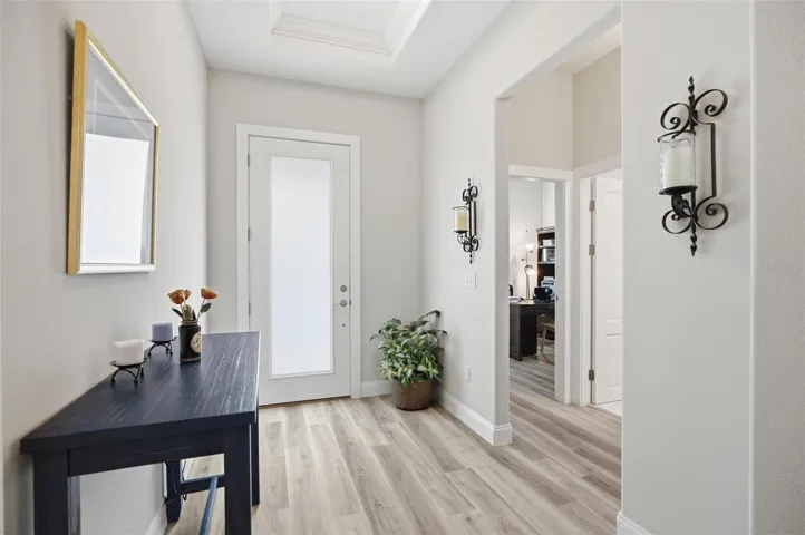Foyer towards front door