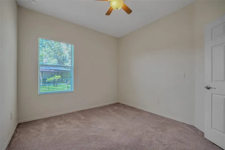 Guest bedroom in the back of the home.