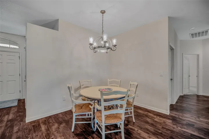 Dinette area.
