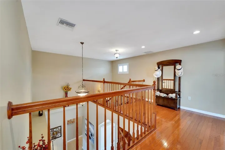 Gorgeous Wood Flooring andRailings