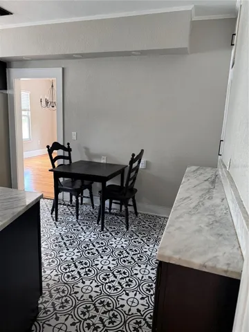 Kitchen eat in area