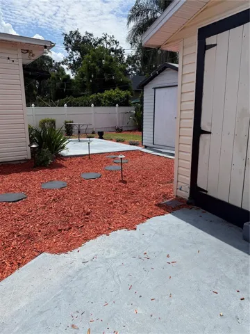 Back yard sheds