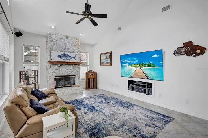 Spacious interior features no carpet throughout.