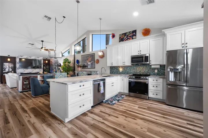 Remodeled kitchen