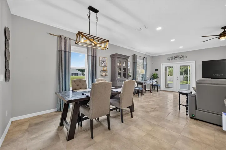 Dining Area | Dedicated dining space conveniently positioned adjacent to the kitchen and living room.