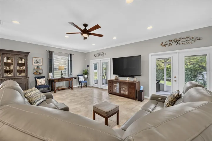 Great Room | Spacious great room filled with natural light and views of the outdoor living space.