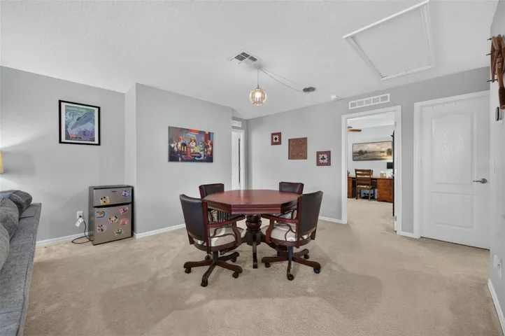 Bonus Loft | Versatile loft space perfect for a media room, game room, office, or study area.