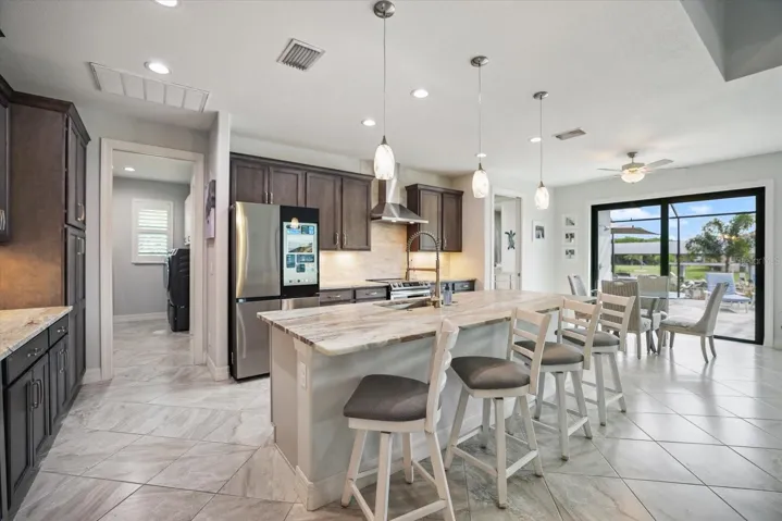 Upgraded Unfinished Granite Countertops Throughout  Home