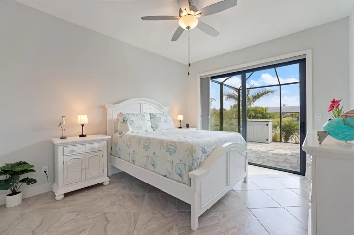 Bedroom Two Has High Impact Slider Leading To Pool/Lanai With Black Out BLind