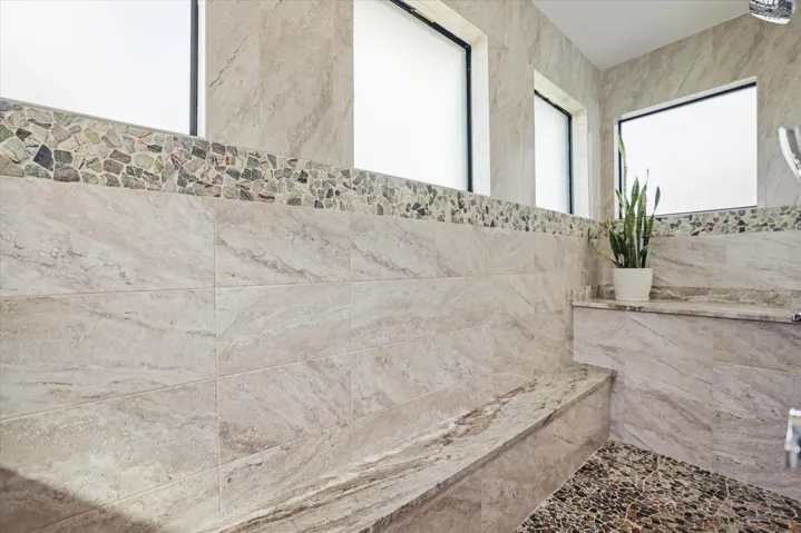 Built -In Shower Bench
