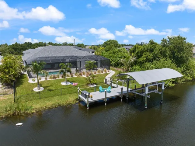 Composite Dock and Covered 10K Lb Boat Lift