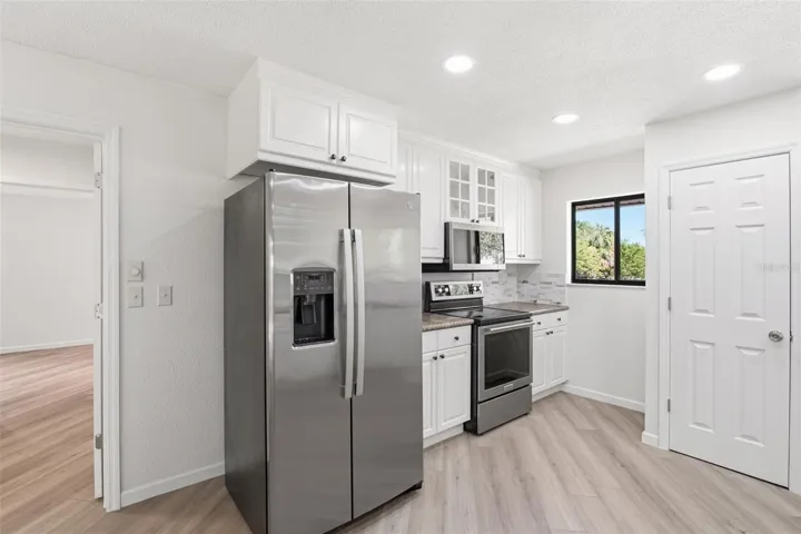 Kitchen with Stainless Steel Appliances and plenty of Cabinetry