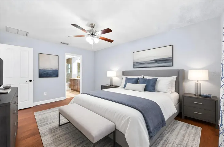 Primary Suite. Virtually Staged.