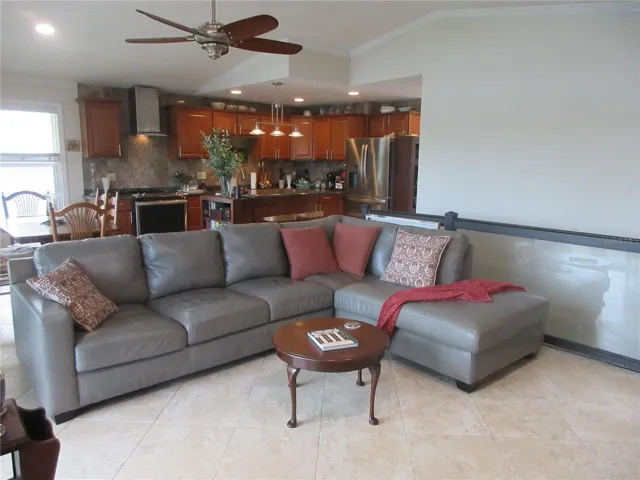 2nd story living room / kitchen