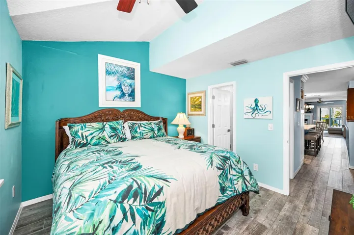 Main level bedroom off the Kitchen